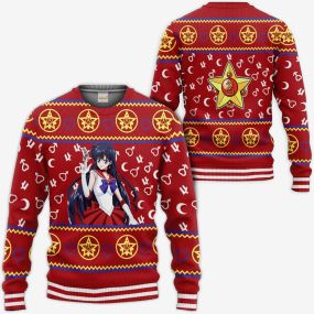 Sailor Mars Ugly Christmas Sweatshirt Sailor Moon Hoodie
