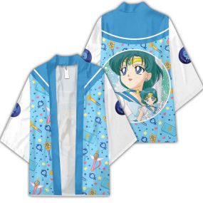 Sailor Mercury Sailor Moon Kimono Custom Uniform Anime Clothes Cosplay Jacket
