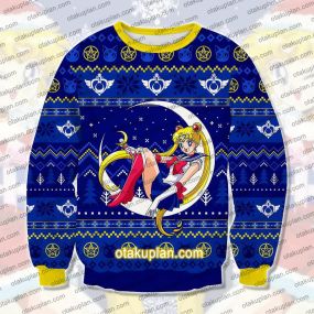 Sailor Moon 0409 3D Print Christmas Sweatshirt