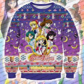 Sailor Moon 1110 3D Print Christmas Sweatshirt