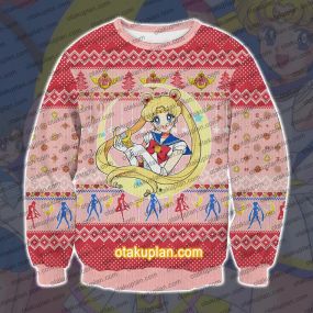 Sailor Moon 2108 3D Print Christmas Sweatshirt