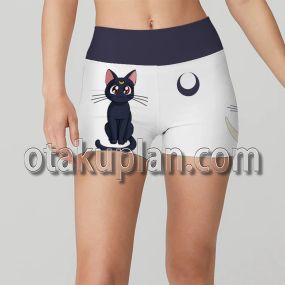 Sailor Moon Luna Cat Sports Shorts