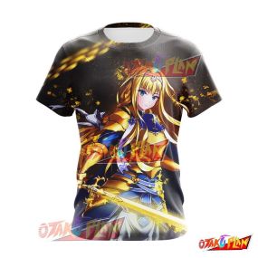 Sword Art Online Integrity Knight Alice Zuberg Ultimate Anime T-Shirt SAO213