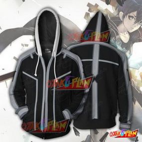 Sword Art Online Kirito Zip Up Hoodie Jacket