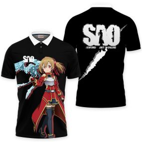 Silica Sword Art Online Anime Polo Shirts