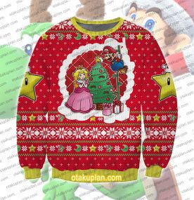 Smash Bros Come and See the Christmas Tree Super Mario Ugly Christmas Sweatshirt