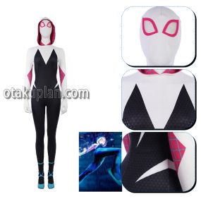 Spider Gwen Into The Spider-verse Jumpsuit Cosplay Costume