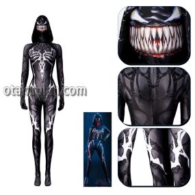 Spider Gwen Queen Of The Dark Spider Jumpsuit Cosplay Costume