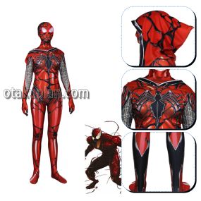 Spider Gwen Stacy Red Jumpsuit Cosplay Costume