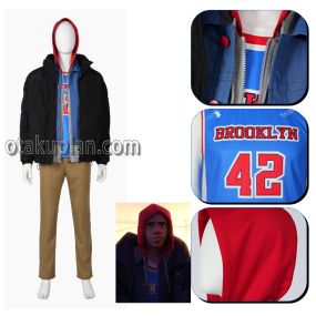Spider-man 2 Into The Spider-verse Miles Morales Cosplay Costume