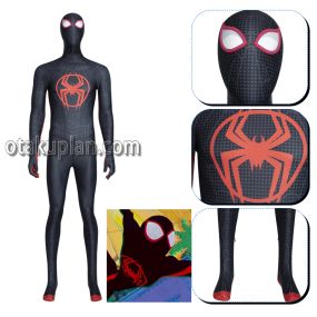 Spider-man Across The Spider-verse Miles Morales Cosplay Costume