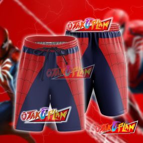 Spider-Man Cosplay PS4 New Beach Shorts