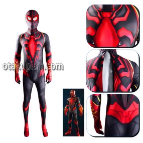 Spider-man Miles Morales Ps5 Battle Suit Cosplay Costume