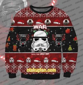 Wars Christmas 3D Print Ugly Christmas Sweatshirt