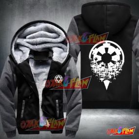 Star Wars Galactic Empire Logo Fleece Winter Jacket