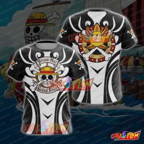 Straw Hat One Piece T-Shirt
