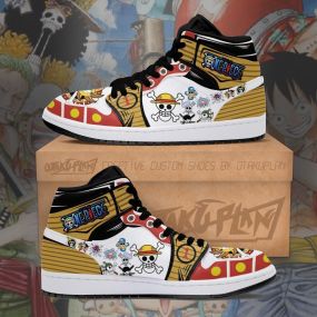 Straw Hat Pirates Jolly Roger One Piece Anime Sneakers Shoes