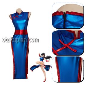 Street Fighter Chun Li Tight Cheongsam Cosplay Costume