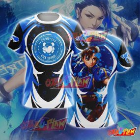 Street Fighter Chun-Li Cosplay T-shirt