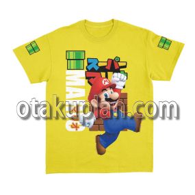 Super Mario Yellow Streetwear T-shirt
