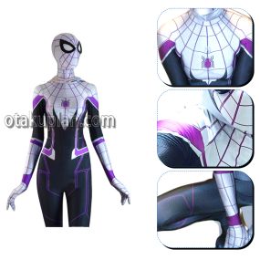 Superhero Spider Gwen Stacy Jumpsuit Cosplay Costume