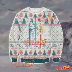 Sword Art Online 3D Print Pattern Ugly Christmas Sweatshirt