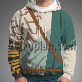 Tears of the Kingdom of Zelda Link Right Hand Tattoo Cosplay Hoodie