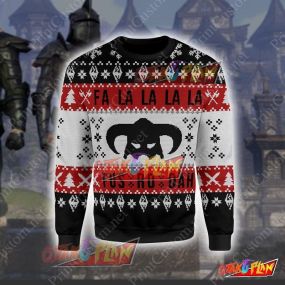 The Elder Scrolls Fa La La 3D Print Ugly Christmas Sweatshirt