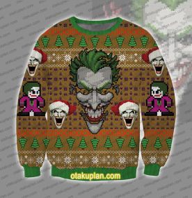 The Joker Face Comics Ugly Christmas Sweatshirt