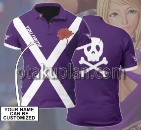 THE King Of Fighters KOF XV B. Jenet Custom Name Polo Shirt
