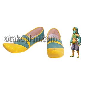 The Legend Of Zelda Breath Of The Wild Link Suit Cosplay Shoes