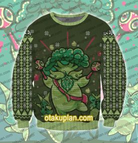Zelda korok 3D Print Ugly Christmas Sweatshirt