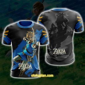 Zelda Link Blue T-Shirt