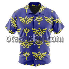 The Legend Of Zelda Sheikah Eye Button Up Hawaiian Shirt