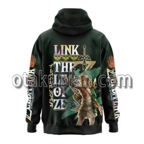 The Legend of Zelda Tears of the Kingdom Link Streetwear Zip Up Hoodies