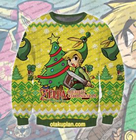 Zelda The Minish Cap 3D Printed Ugly Christmas Sweatshirt