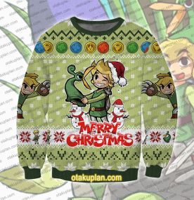 Zelda The Minish Cap Wrong Hat! 3D Printed Ugly Christmas Sweatshirt