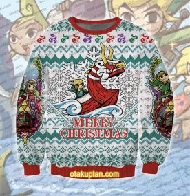 Zelda The Wind Waker 3D Printed Ugly Christmas Sweatshirt
