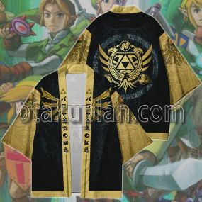 Zelda Triangular Force Kimono Anime Cosplay Jacket