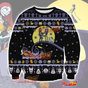The Nightmare Before Christmas New Year Winter V3 3D Print Ugly Christmas Sweatshirt