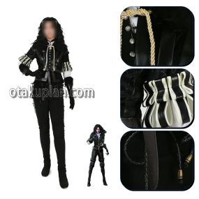 The Witcher 3 Yennefer Black Cosplay Costume