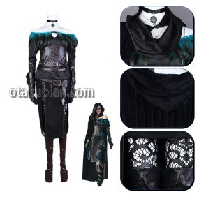 The Witcher 3 Yennefer Off Shoulder Dress Cosplay Costume