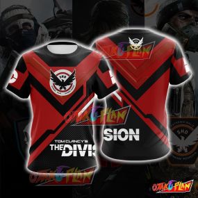 The Division Red Cosplay T-shirt C2