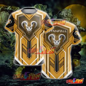 Titanfall Apex Predator Yellow Cosplay T-shirt