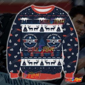 Top Gun 3D Print Ugly Christmas Sweatshirt V2