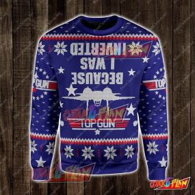Top Gun 3D Print Ugly Christmas Sweatshirt