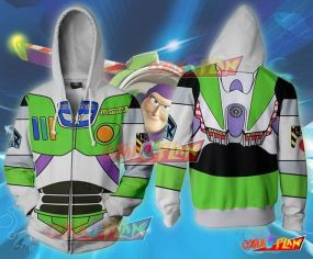 Toy Story Buzz Lightyear Zip Up Hoodie Jacket
