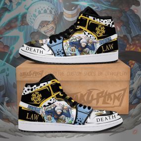 Trafalgar D Water Law One Piece Anime Sneakers Shoes