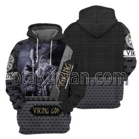 Viking 3D All Over Printed T-Shirt Hoodie