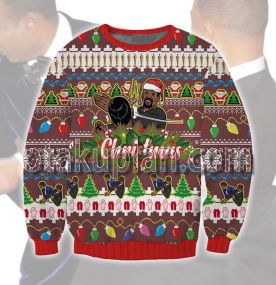 Will Smith Slaps Chris Rock Meme 3D Printed Ugly Christmas Sweatshirt_1